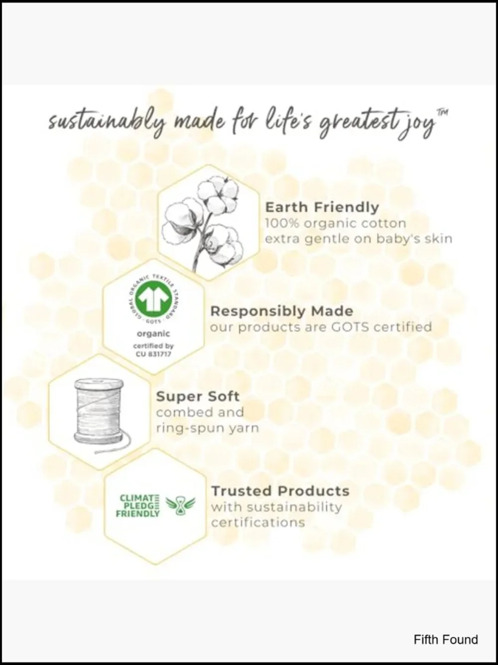 Organic Cotton Baby Mittens 3-Pack Scratch Protection Newborn